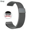 Fivela Magnética Pulseira Milanese de Aço Inoxidável para Samsung Watch4 Huawei GTR2 16mm 18mm 20mm 22mm Acessório de Relógio Casual Fashion