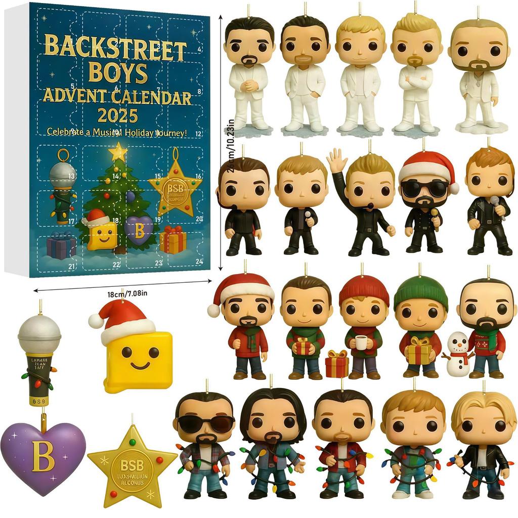 Stranger Things/Walking Dead Advent Calendar Blind Box Chocolate Christmas Tree Ornament Gift Set 24 Days