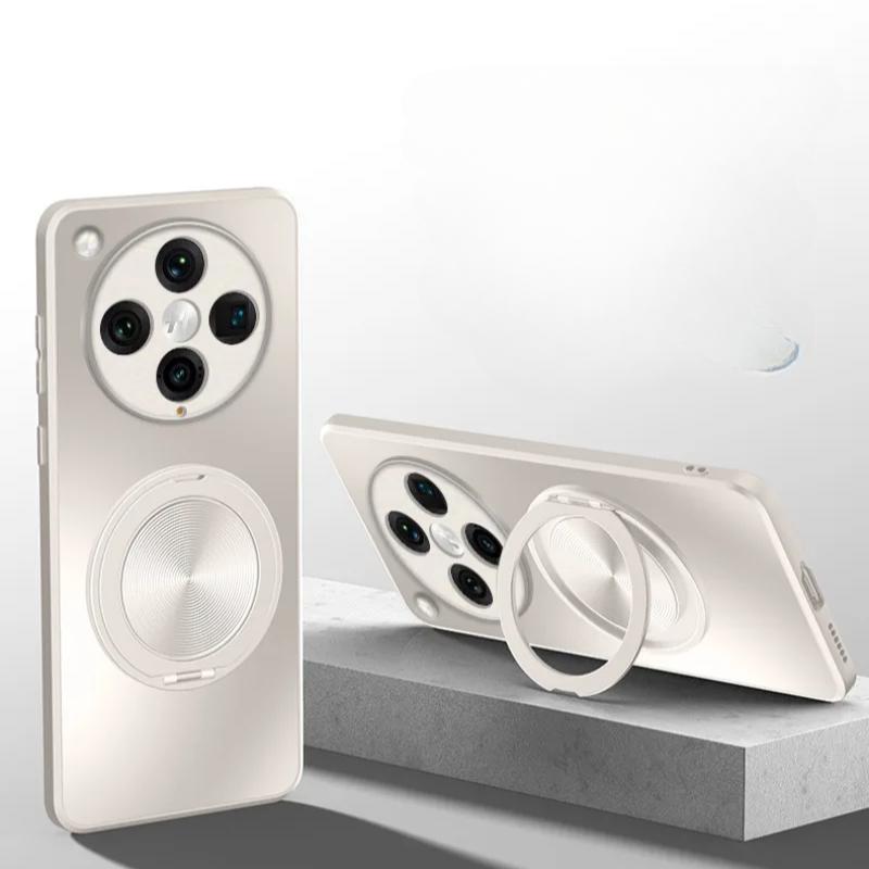 

Для Find X8 Pro X 8 Магнитный матовый жесткий чехол для Oppo Find X8Pro X7 Ultra X6 X5 FindX8 Кольцо-подставка-держатель Защитный противоударный задний чехол For Find X5 Pro белый