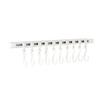 Kitchen Rail and Removable Hook Plastic Adhesive Kitchen Utility Hanger for Office Bathroom