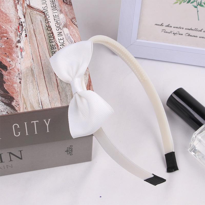 1PCS Cute Solid Color Ribbon Hair bands for Baby Girls Bows summer Headband for girls Kids Fashion Hair Aceessories  FDr10