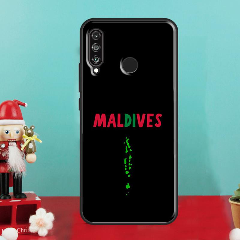 Maldives Passport For Huawei Nova 9 10 SE 12i 11i 8i 12s Y90 Y60 Y70 Y72 Y61 Y91 P20 P40 P30 Lite P60 Pro Case
