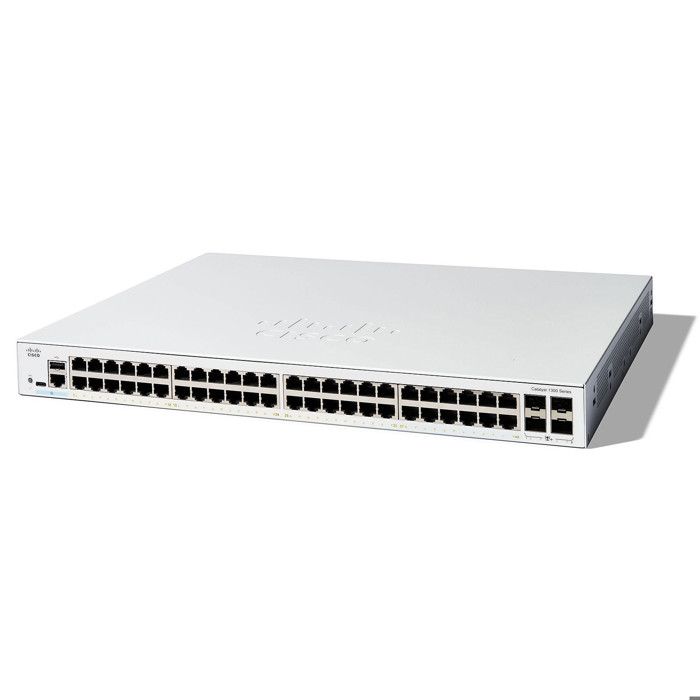 Switch - CISCO - Catalyst 1300 - 48 ports GE - 4x10G SFP+ - Sécurité avancée
