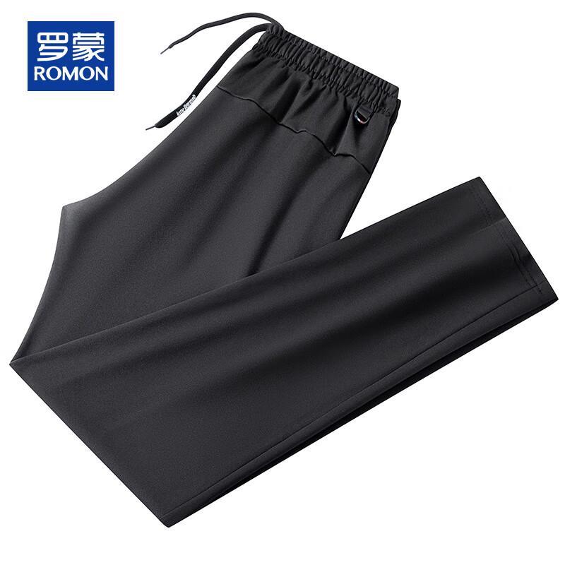 ROMON Men's Spring/Autumn Straight Leg Casual Pants