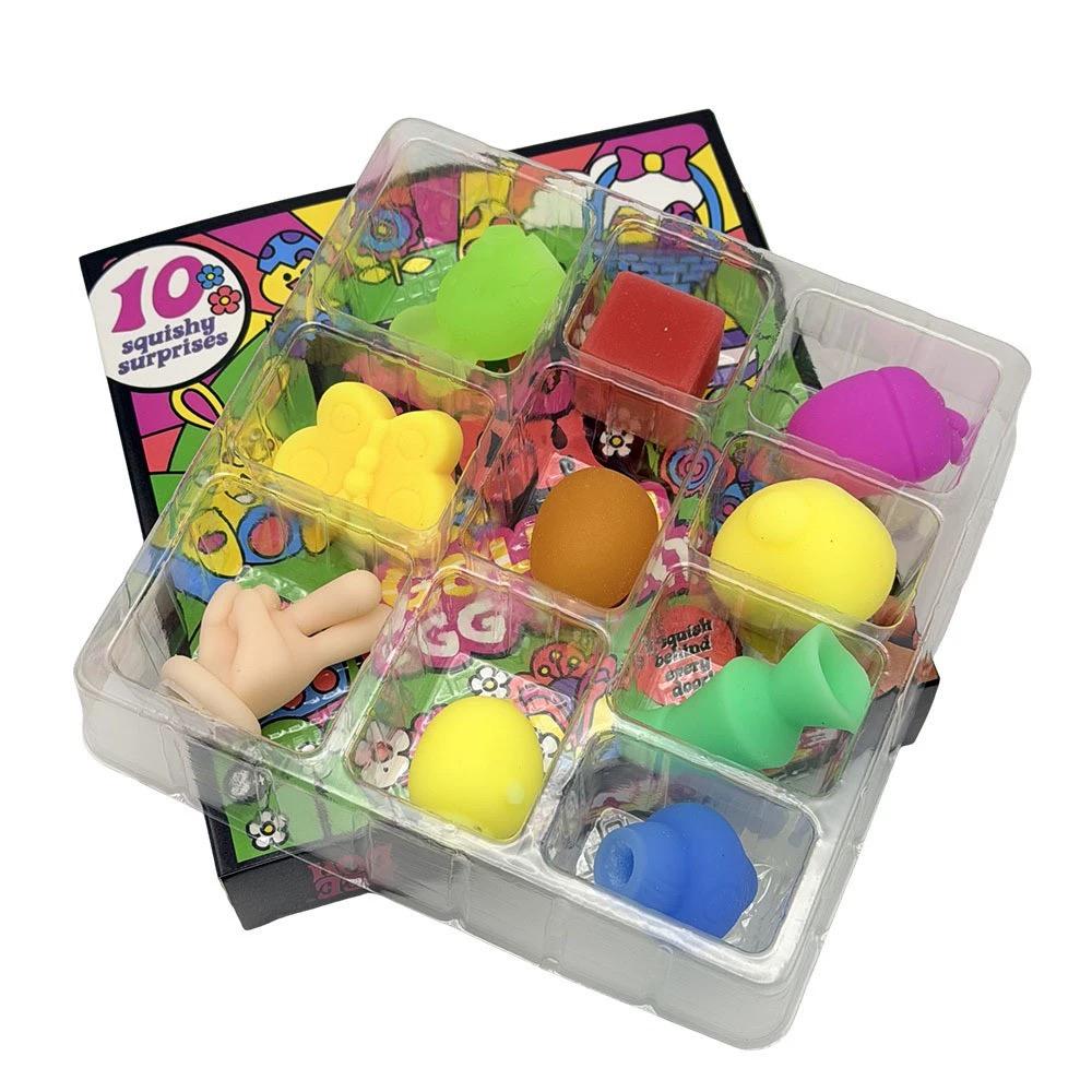 

Needoh Golden Egg Hunt Squishy Fidget Stress Relief Sensory Toy Kids Holiday Party Gift
