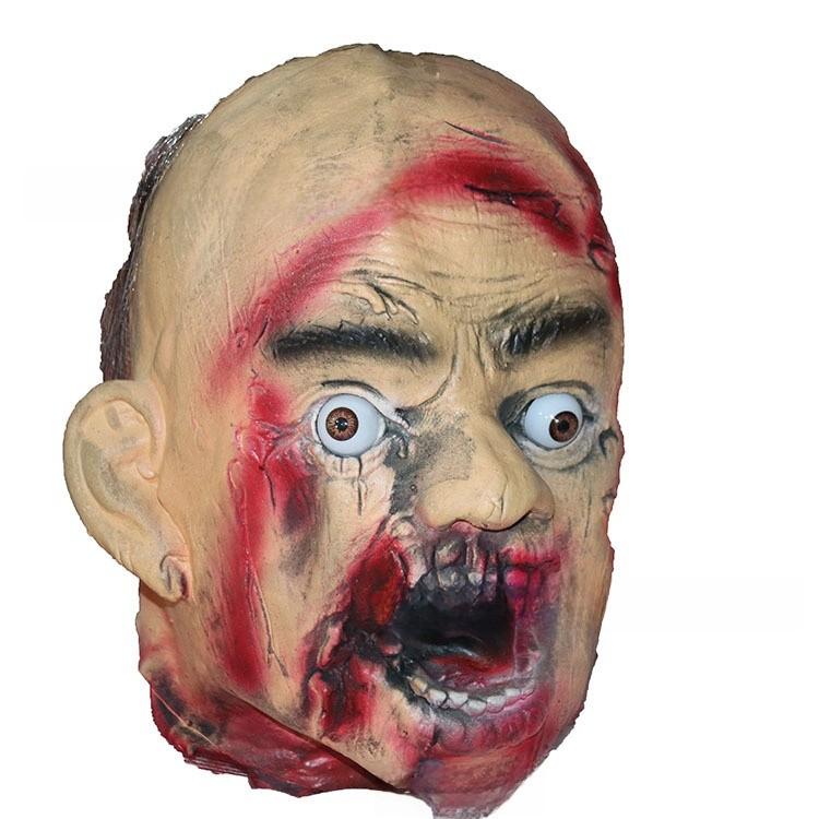 Dry Latex Horror Corpse Hanging Head For Halloween Easter And Themed Events