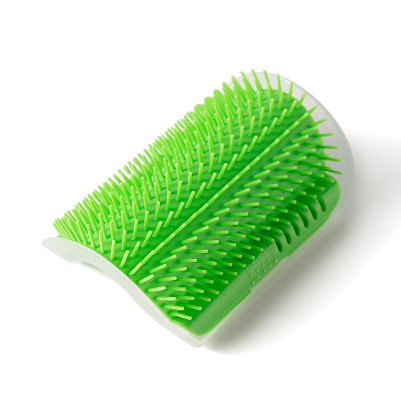 Wall-Mounted Self-Combing and Massaging Pet Brush for Cats and Dogs