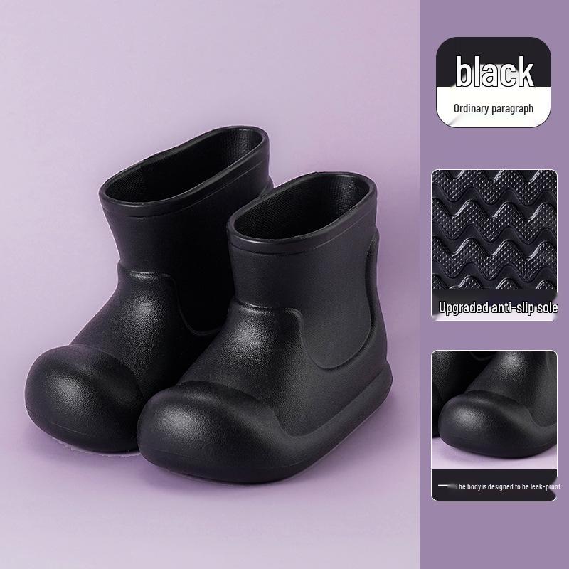 Dopamine Lightweight Non-Slip Korean Children's Rain Boots for Kindergarten and Outdoor Play