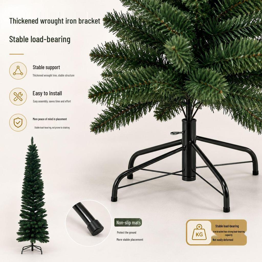 Christmas PVC Pencil Tree Ornament Set with Automatic Desktop DIY Arrangement