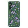For Samsung Galaxy A16 5G/4G Case Purple Butterflies Pattern Printing Straight Edge TPU Phone Back Cover