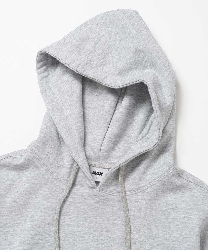 Brushed Oversized Hooded Sweatshirt [M/Grey]