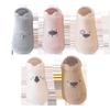 25 New Spring Children's Combed Cotton Non-Slip Cartoon Ankle Socks