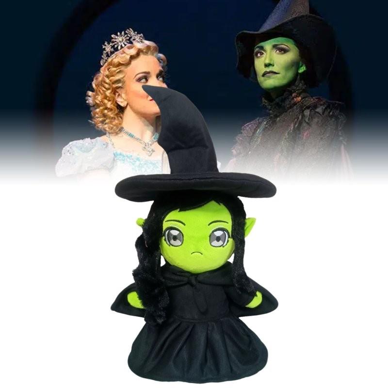 Enchanting Movie Wicked Plush Doll Magical Wicked Witch Cute Stuffed Toy 25cm Height