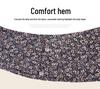 Grandma's Winter Floral Cotton Jacket with Velvet Lining - Warm, Thickened, Small Size for Elderly Women