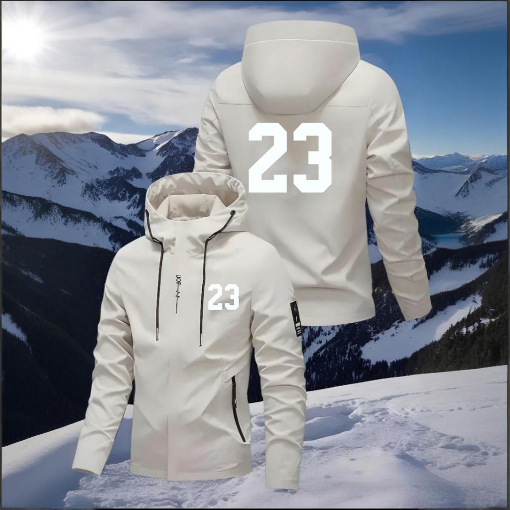 Spring and Autumn Men's Jackets Hooded Windbreaker Outdoor Loose Breathable Casual Top Outdoor Jacket Thin Coat