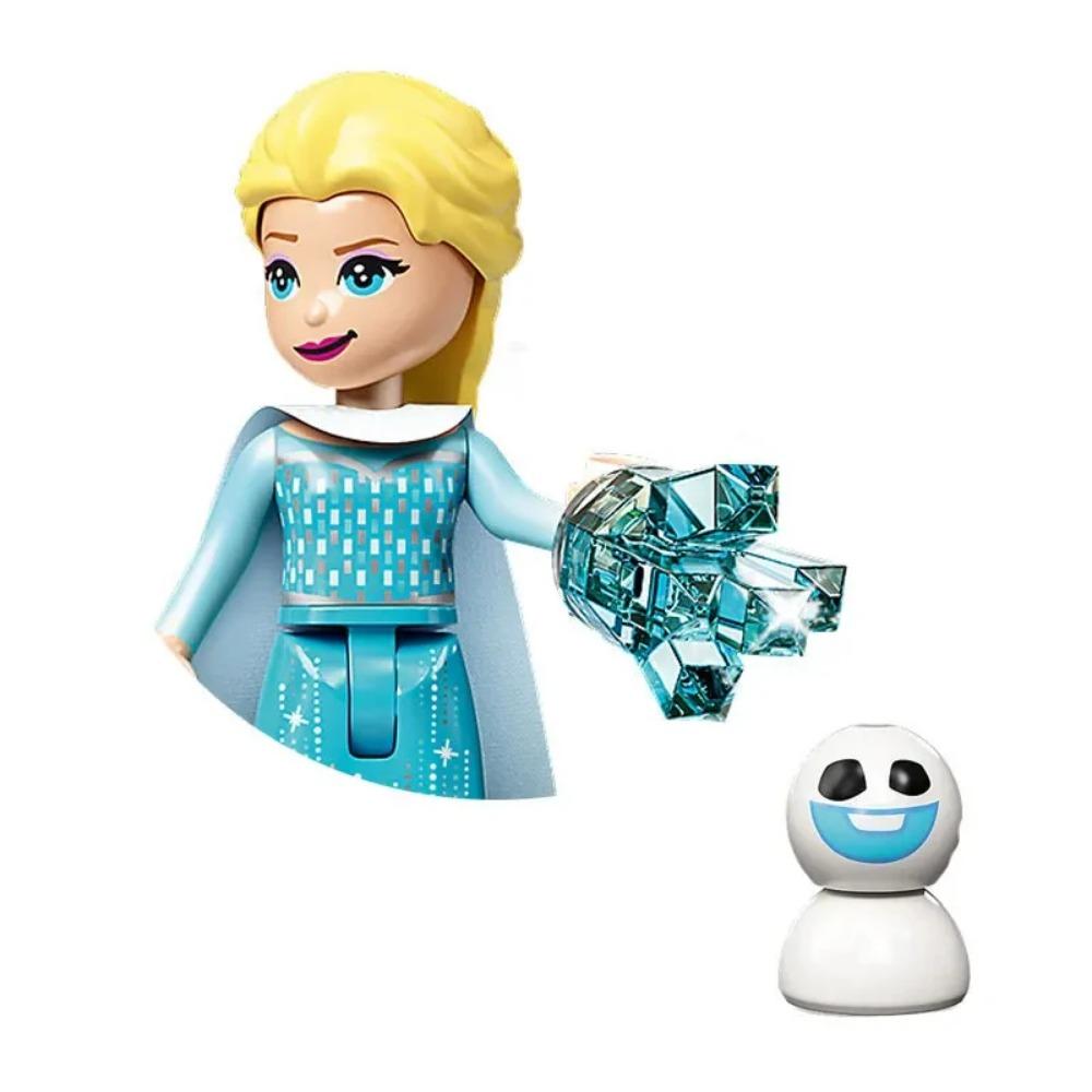 Παραμύθια Πριγκίπισσα Κορίτσι Καλλονή και το Τέρας Σταχτοπούτα Άννα Ολίβια Frozen Μοντέλο Χαρακτήρας Κτίσιμο Μπλοκ Παιδικά Παιχνίδια Δώρα