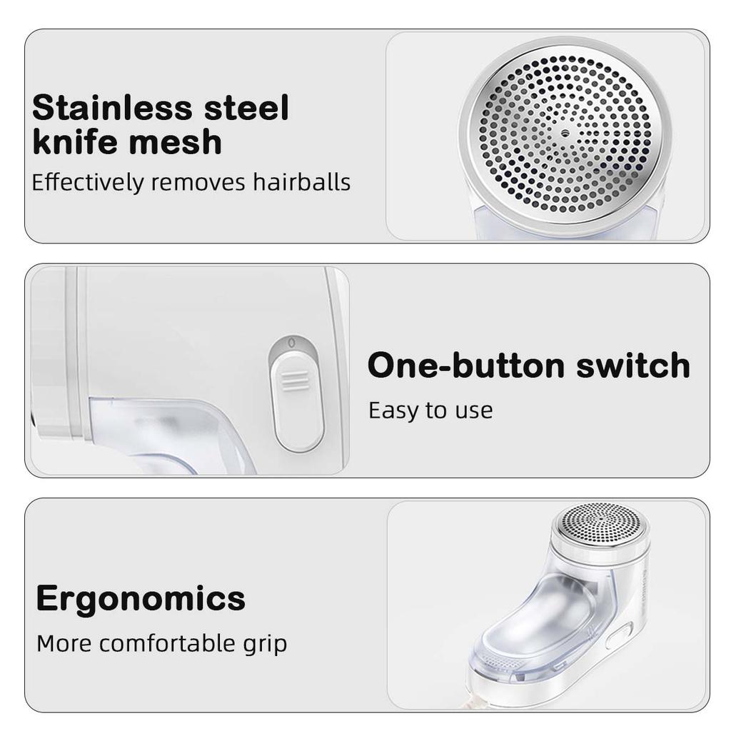Household Clothing Shaver Fabric Remover Usb Direct Plug Electric Hair Remover Portable Fluff Trimmer Professional Hair Remover