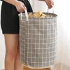 Household Fabric Dirty Cloth Basket Cloth Dirty Cloth Basket Storage Bucket Folding Toy Storage Basket Laundry Basket