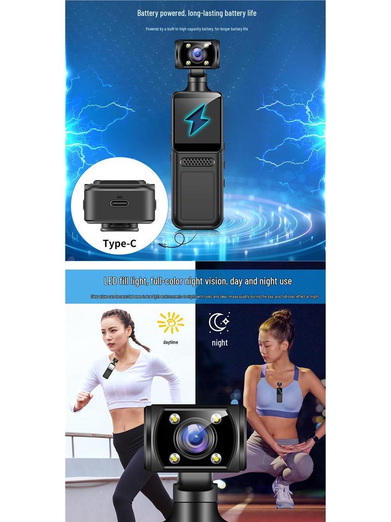 WIFI HD Sports Camera Chest Mount for Cycling & Vlogging