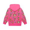 Girls Steal a Brainrot 67 Printed Casual Hooded Coat Children Zipper Long Sleeves Jacket