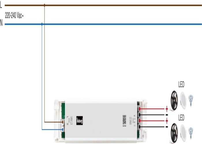 Transformateur - ILLUBURG - XS-XXV24 - 120W - IP20 - Intérieur