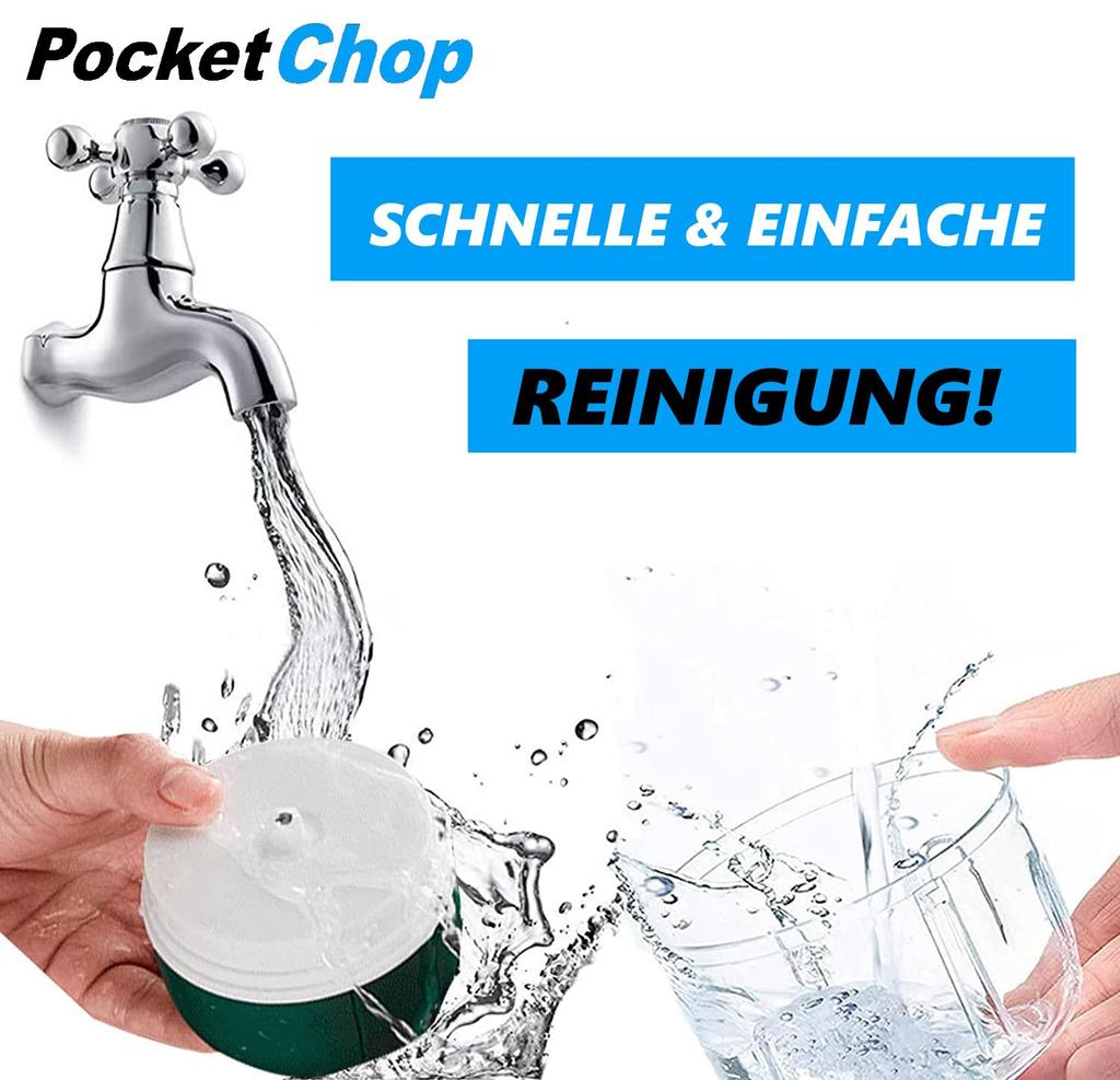 POCKETCHOP Elektrický Mini Sekáček Akumulátorový Multi-Sekáček USB Chopper