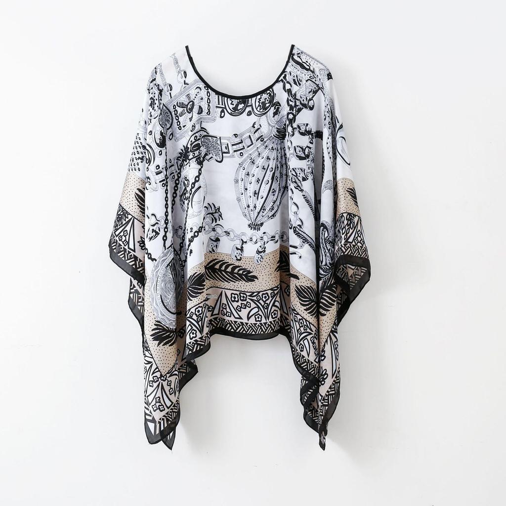 Spring/Summer Women's Silk Scarf Shawl: Sunscreen, Pullover, Cardigan, Multifunctional Outerwear