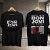 Bon Jovi Forever Tour 2026 Merch T-shirt 100% Cotone Unisex Unisexs Unisexs T-shirt Estiva Vintage Y2k Per Fan Maglietta Casual Streetwear