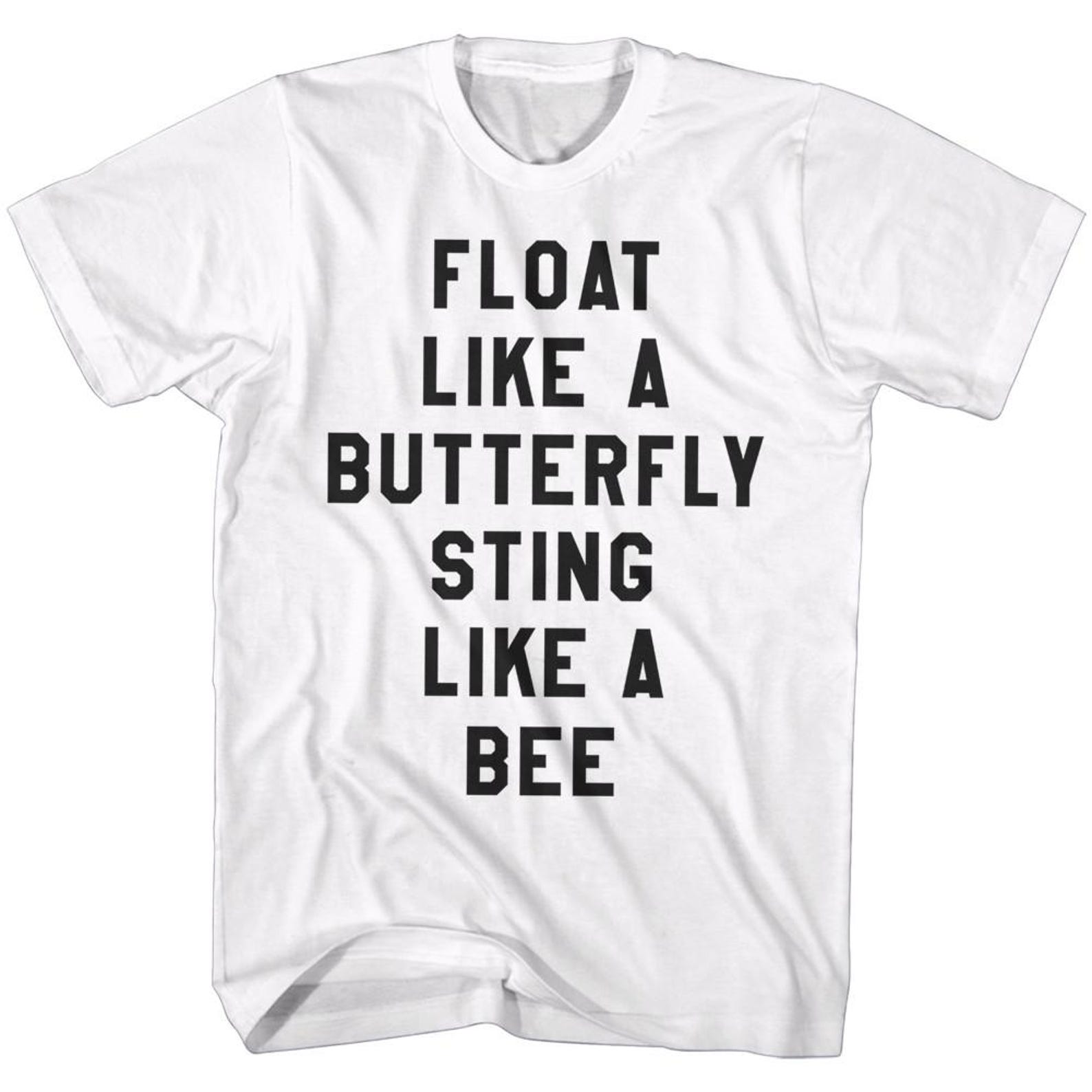 Muhammad Ali Floatie White Adult T-Shirt 3XL