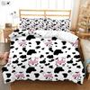 Pink Leopard Black Zebra Print Quilt Cover Soft And Comfortable Duvet Cover Pillowcase Bedding Set Machine Washable 3 Pieces