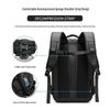 Expandable Large-Capacity Men's Travel Backpack with Vacuum Compression for Short Trips and Laptop Storage