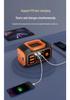Portable Car Jump Starter with Integrated Lithium Battery and Tire Inflator