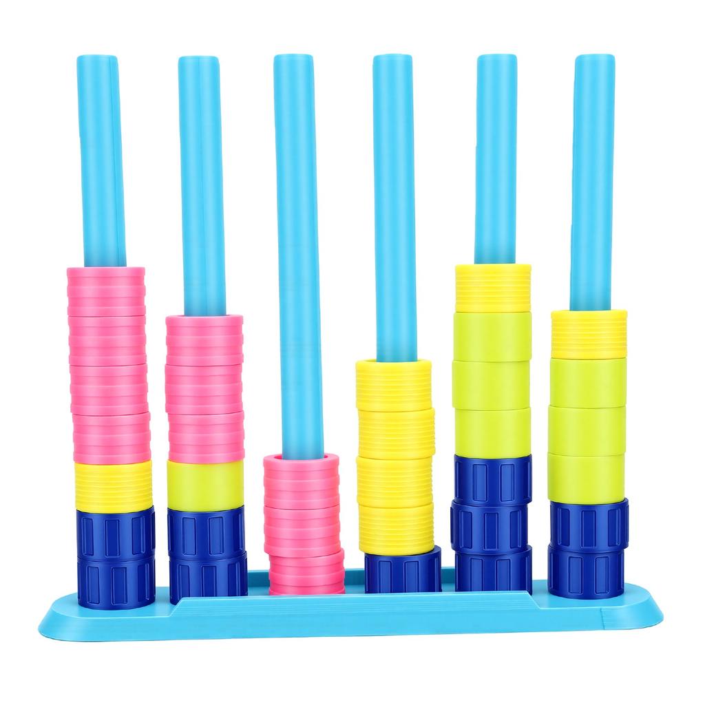 Color Matching Challenge Game Plastic Fast Pattern Match Ring Stacking Puzzle Game for Family Gathering Night Party