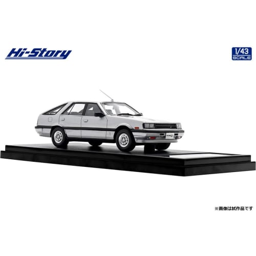 Hi Story 1/43 Nissan Skyline Hatchback 2000 Turbo GT-E/X (1984) Silver Metallic, Finished Model