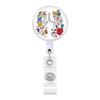 Stretchable Badge Reels Medical Worker Doctor Nurse Work Chest Pocket Card Holder ID Card Holder Badge Accessories
