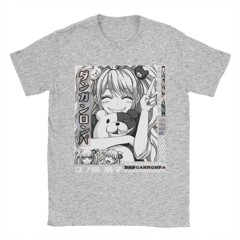 Men Women Printed Junko Enoshima Japanese Video Game Danganronpa T Shirt Tee Pure Cotton  T-shirts Clothes