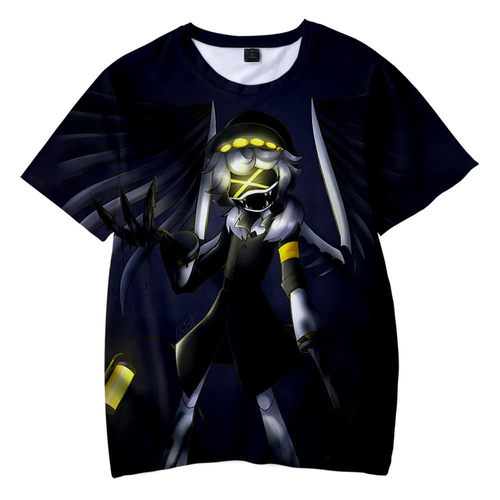 Murder Drones Anime Women Men's T-shirts Graphic Shirt Cartoon Printed O-Neck Oversized Short Sleeves Fashion Mens Clothing Streetwear