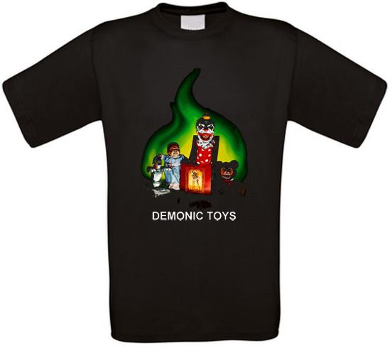 Demonic Toys Horror Cult Movie T-Shirt All Sizes L