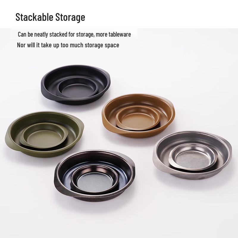 304 Stainless Steel Camping Fruit Plate