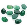 Natural Black Agate Stone Cabochon Tiger Eye Oval Spacers Beads For Handmade Ring Pendant Jewelry Finding Materials