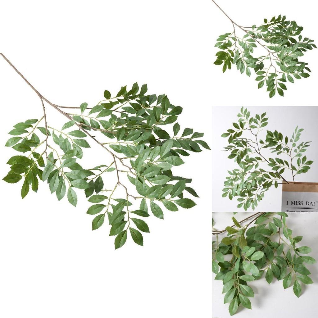 Fake Green Plant With Silk Leaves For Wedding Decor And Indoor Office Use