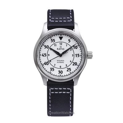 Skysurfer Pilot Full Luminous Dial Leather Automatic RTS324 200M Herrenuhr