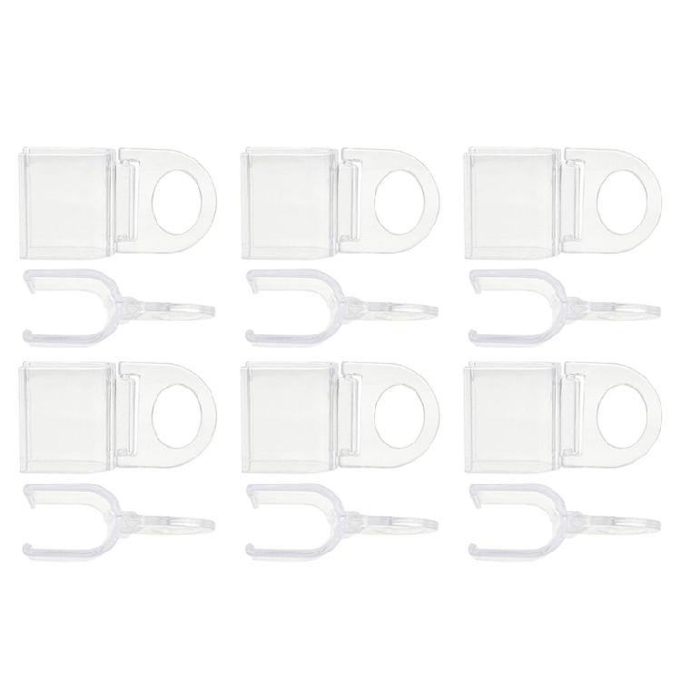 1 Set Rolladen-Zugclip Schnurloser Rolladen-Griffklemmen Rolladen-Züge für Stangen-Rollvorhänge Zubehör