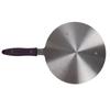 Induction Adapter Plate Stainless Steel Heat Diffuser with Purple Handle Kitchen Accessories for