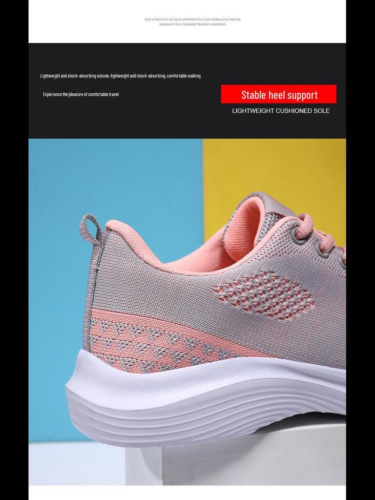 Breathable Ultra-Light Women's Running Shoes: Spring/Autumn Mesh, Soft-Soled, Lightweight, Casual Sneakers (2024)