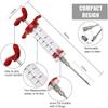 Meat Injector Syringe With 1 Marinade Injector Needles for BBQ Grill Turkey Injector Kit Marinade Flavor Injector