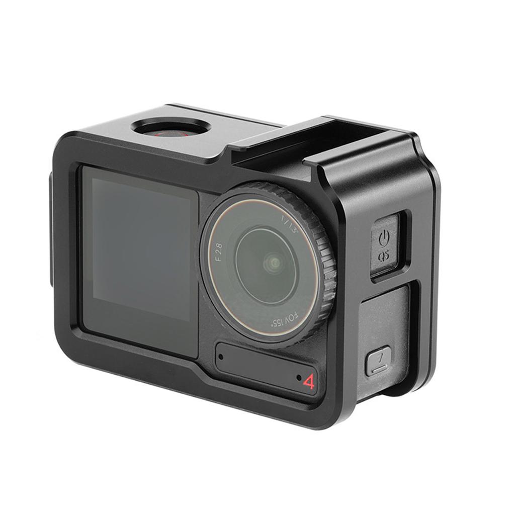 Camera Case Metal Rabbit Cage for DJI Action 3/4 Action Camera Mount Border Protective Expansion Frame Accessories