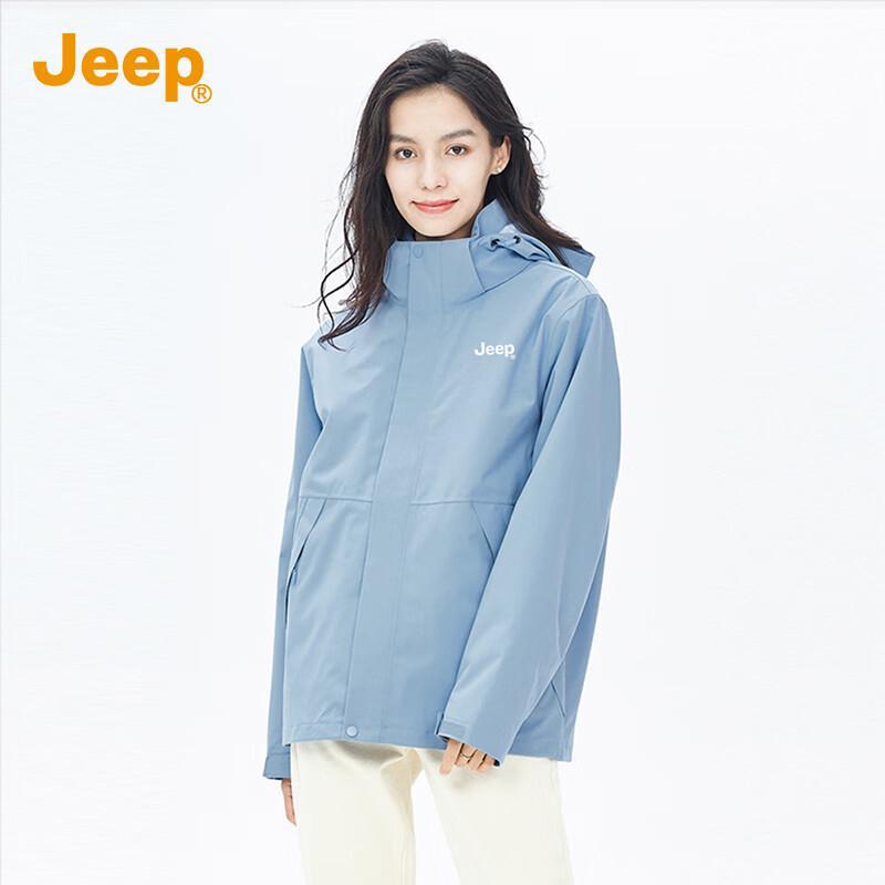 Jeep Unisex 3-in-1 Waterproof Outdoor Jacket