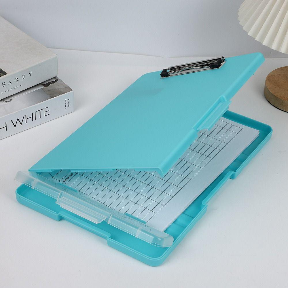 A4 Office Folder Board Large Capacity Writing Board Document Manager Writing Pads Storage