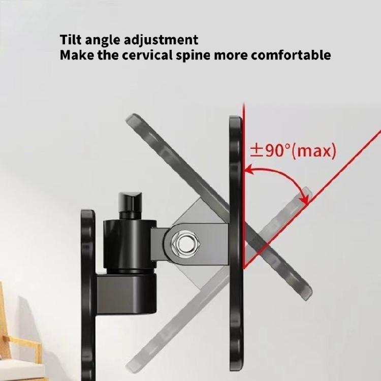 Suport de perete pentru televizor cu ecran plat Suport metalic sigur pentru ecran Reglabil la 360 de grade pentru vizualizare și Instalare ușoară Pentru 10-32 inch